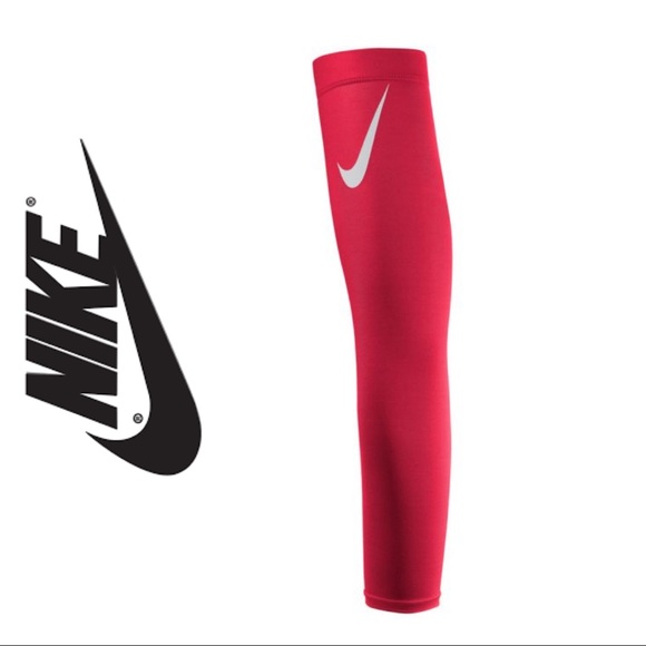 Nike Pro Dri-Fit Red Sleeve - Picture 2 of 6